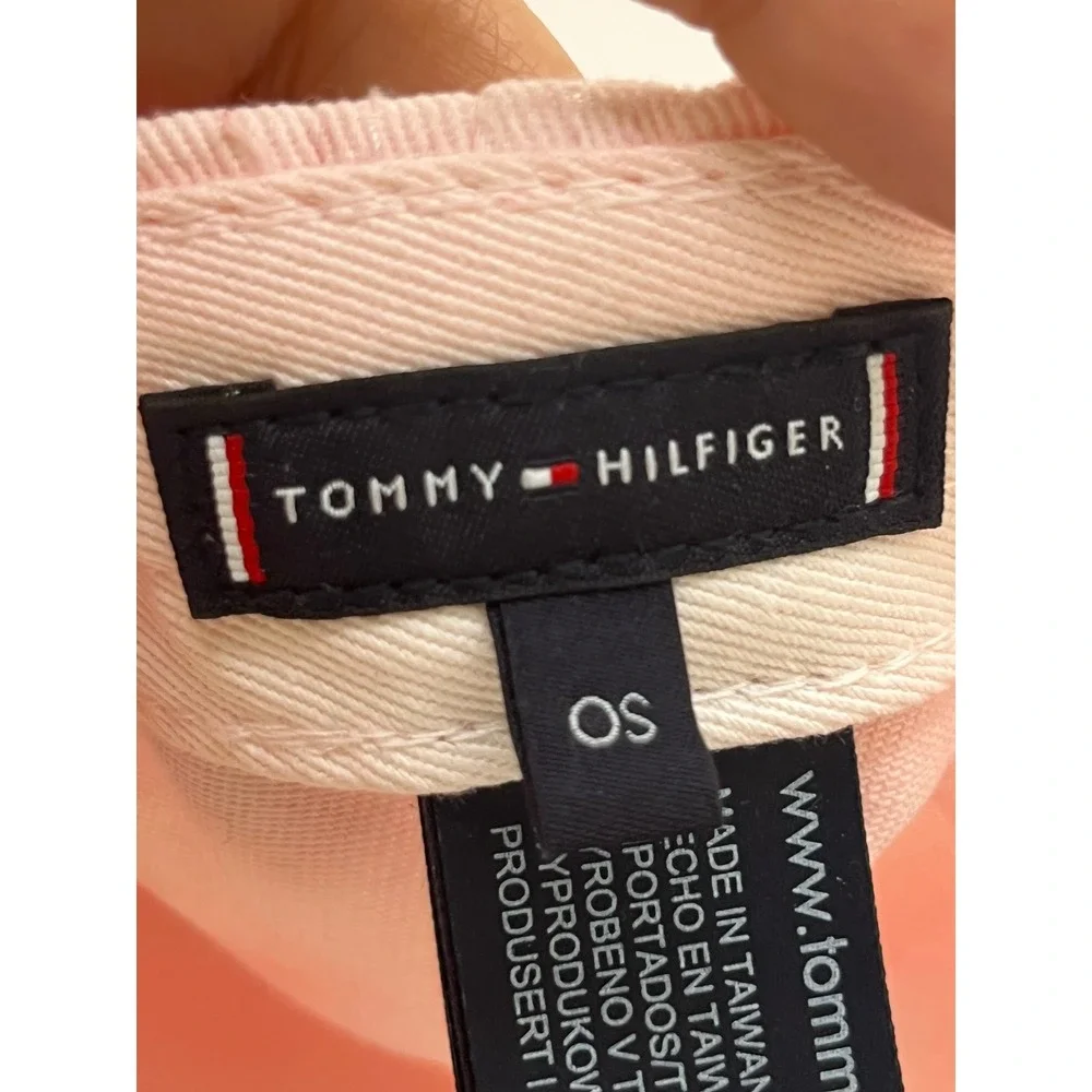 Tommy Hilfiger Tie Dye Baseball Cap Women OS Pink‎ Adjustable Embroidered Logo